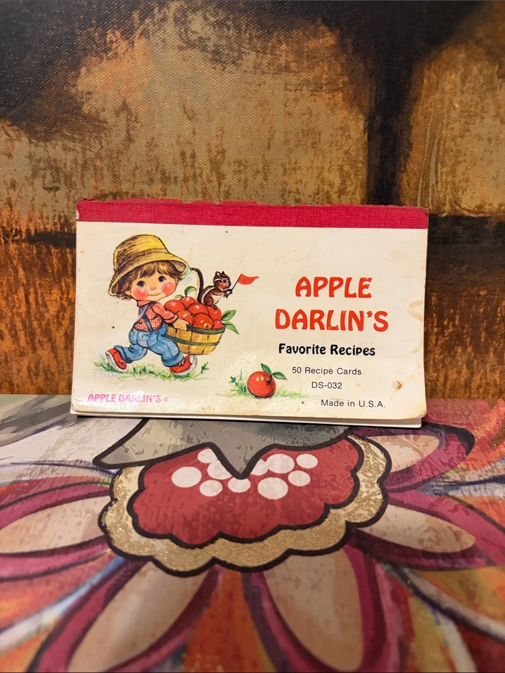 Apple Darlin’s Kids Recipe Card Set - Red Accent